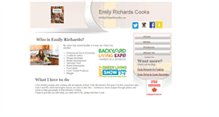 Desktop Screenshot of emilyrichardscooks.ca